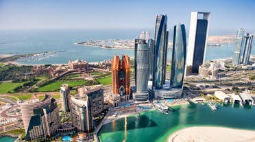 Abu Dhabi's skyline featuring some of the city's most prominent hotels. (WAM)