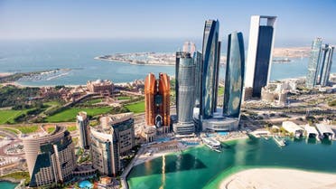 Abu Dhabi's skyline featuring some of the city's most prominent hotels. (WAM)