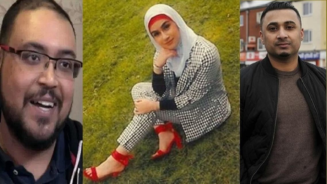آية هاشم، والمتهمان الرئيسيان بقتلها، فيرز سليمان وأبو بكر ساتيا