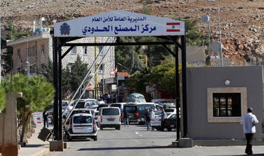 Vehicles are seen at Masnaa border crossing between Lebanon and Syria, Lebanon November 1, 2018. Picture taken November 1, 2018. (Reuters)