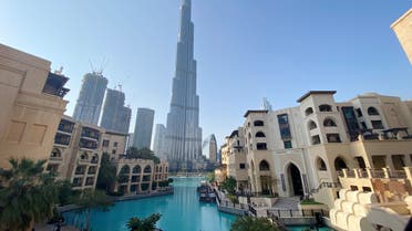 A general view shows the area outside the Burj Khalifa, the world's tallest building, mostly deserted, after a curfew was imposed to prevent the spread of the coronavirus, in Dubai, United Arab Emirates March 25, 2020. (Reuters)