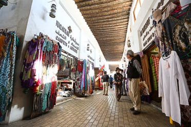The restored souk in the Heart of Sharjah project reviving some of the ancient markets in the Gulf region. (Courtesy Shurooq)