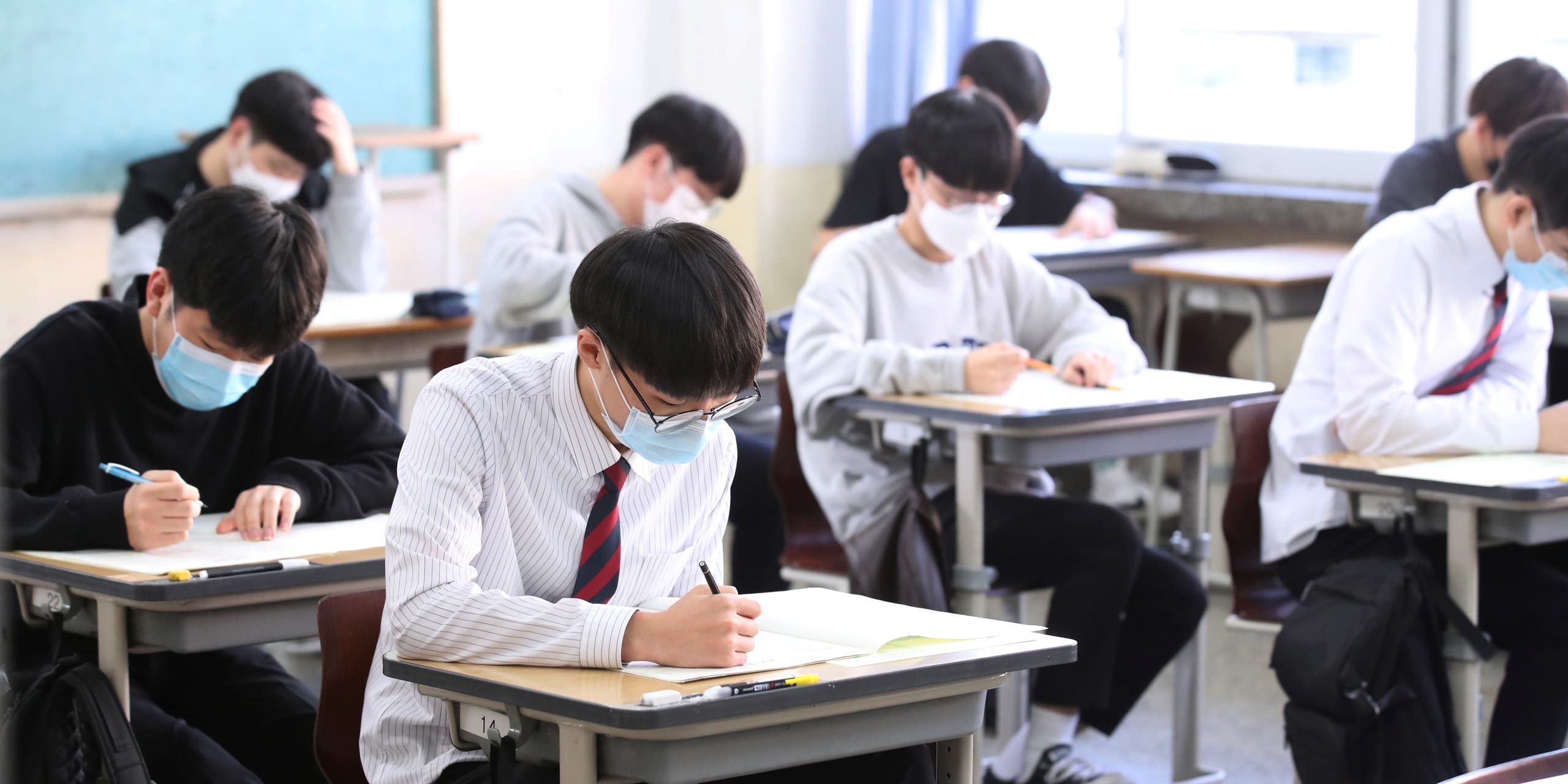 مدارس في كوريا الجنوبية بزمن كورونا