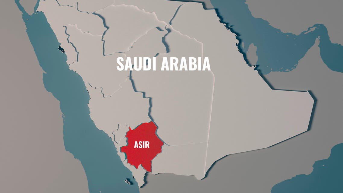 Asir, Saudi Arabia map