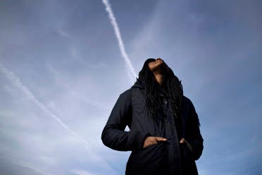 A woman meditates in the Brooklyn borough of New York on March 14, 2019. (AP)