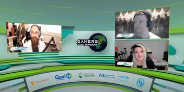 The Gamers Without Borders virtual studio. (Supplied)