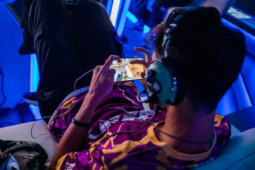 A Fortnite player competing in Gamers Without Borders. (Supplied)