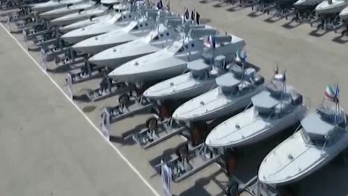 Iran's IRGC receives 110 new combat vessels. (AFP)