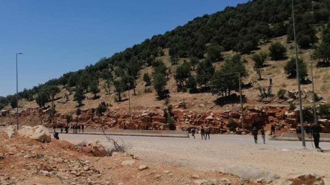 Syrians attempting to return from Lebanon are stuck in the buffer zone between countries. (Photo courtesy of SACD.)