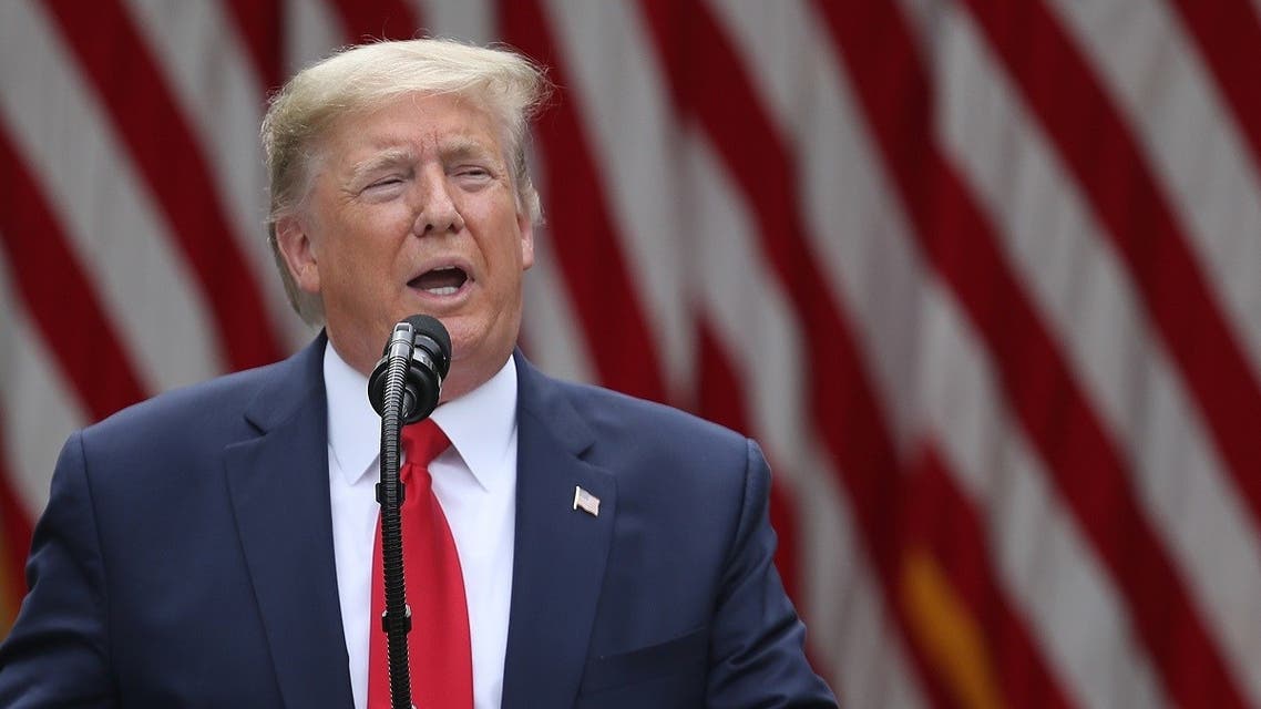 President Trump during a press conference at the White House, May 29, 2020 in Washington, DC. (AFP)