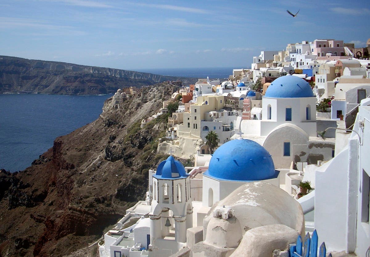This Sept. 21, 2009, file photo, shows a view of Oia village on the island of Santorini, Greece. (AP)