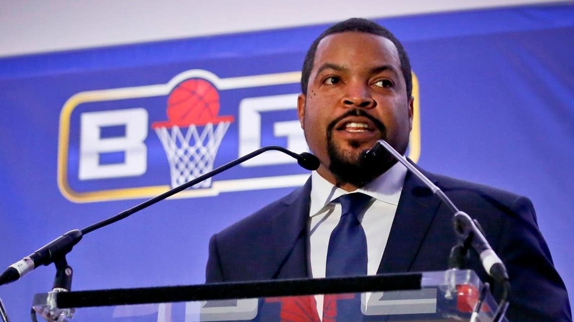 Ice Cube, co-founder of the Big3 Basketball league. (AP)