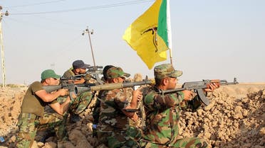 Kata'ib Hezbollah fighters. (Twitter, Mayhar313)
