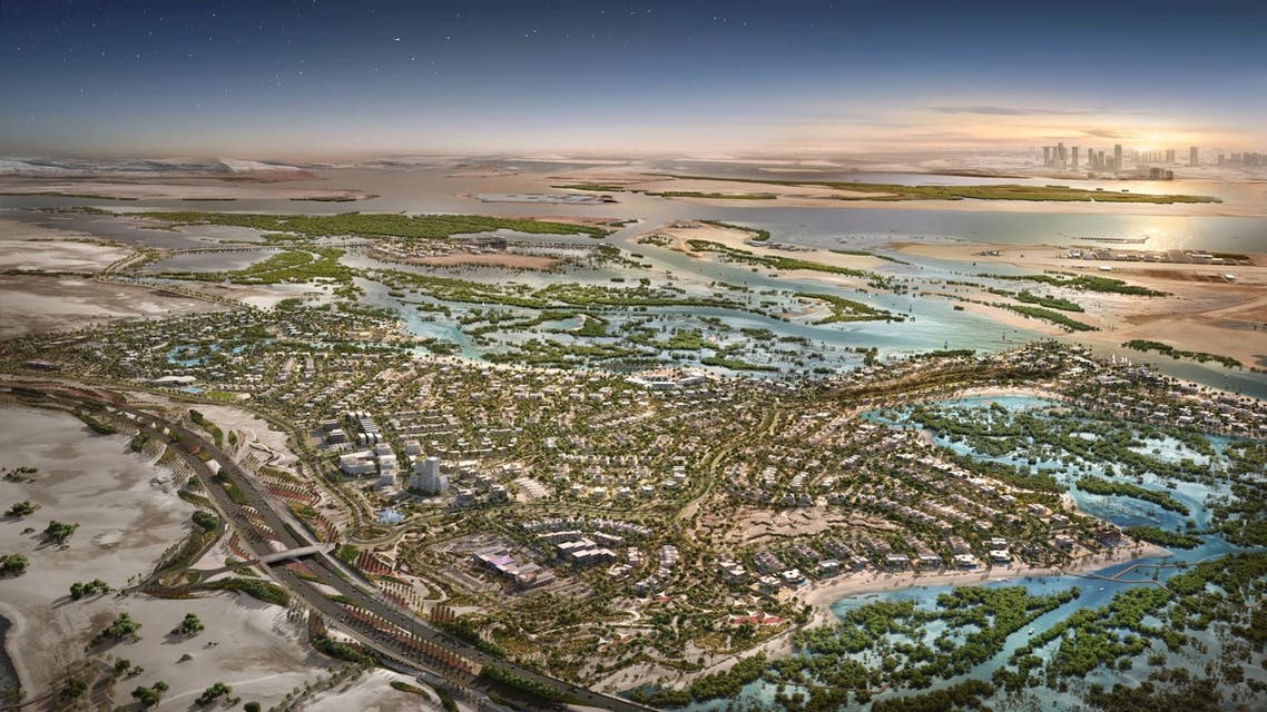 The Jubail Island development, artists' impression. (WAM)