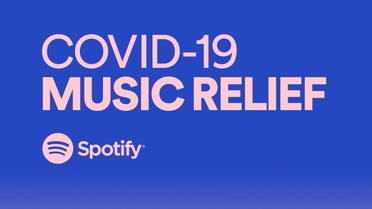 The Spotify COVID-19 Music Relief logo. (Supplied)