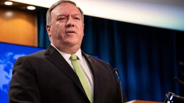 U.S. Secretary of State Mike Pompeo speaks to the media at the State Department in Washington, DC, U.S., May 20, 2020. Nicholas Kamm/Pool via REUTERS