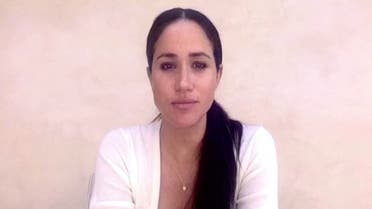 Meghan Markle comments on protests against racism after the death of George Floyd, in this undated still image from a video in an undisclosed location. (The Duchess of Sussex/Reuters TV)