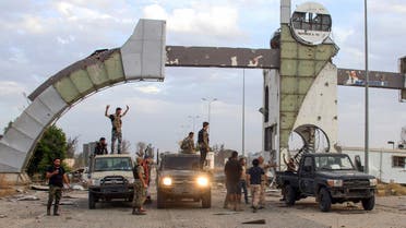 Fighters loyal to the UN-recognized Libyan Government of National Accord (GNA) recapture the capital Tripoli International Airport on June 3, 2020.