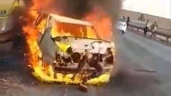 حريق يلتهم 3 مهاجرين أفغان في إيران