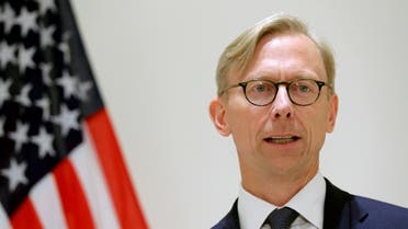 Brian Hook, U.S. Special Representative for Iran, speaks at a news conference in London, Britain. (File photo: Reuters)