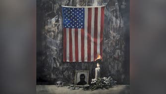 Britain’s Banksy depicts US flag on fire in George Floyd tribute
