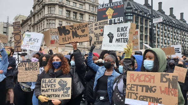 UK Black Lives Matter protests increase risk of COVID-19 spread: Health  Minister | Al Arabiya English