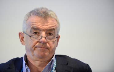 Ryainair boss Michael O'Leary attends an aviation summit in Brussels, March, 2020. (Reuters)