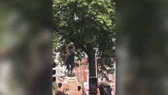 UK slave trader’s statue in Bristol toppled in anti-racism protest