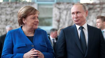Putin, Merkel discuss tensions in east Ukraine, Navalny: Kremlin