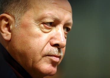 Turkey's President Recep Tayyip Erdogan in Geneva, Switzerland, December 17, 2019. (Reuters)