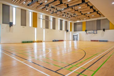 A Dubai academy basketball court (Dubai Sports Council).