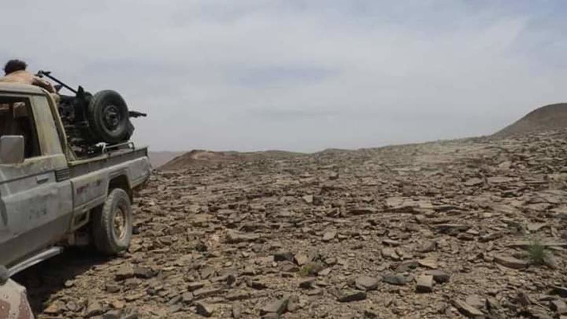 الجيش اليمني في جبهة نهم في صنعاء