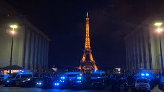 Police protest in Paris against lack of backing from the government