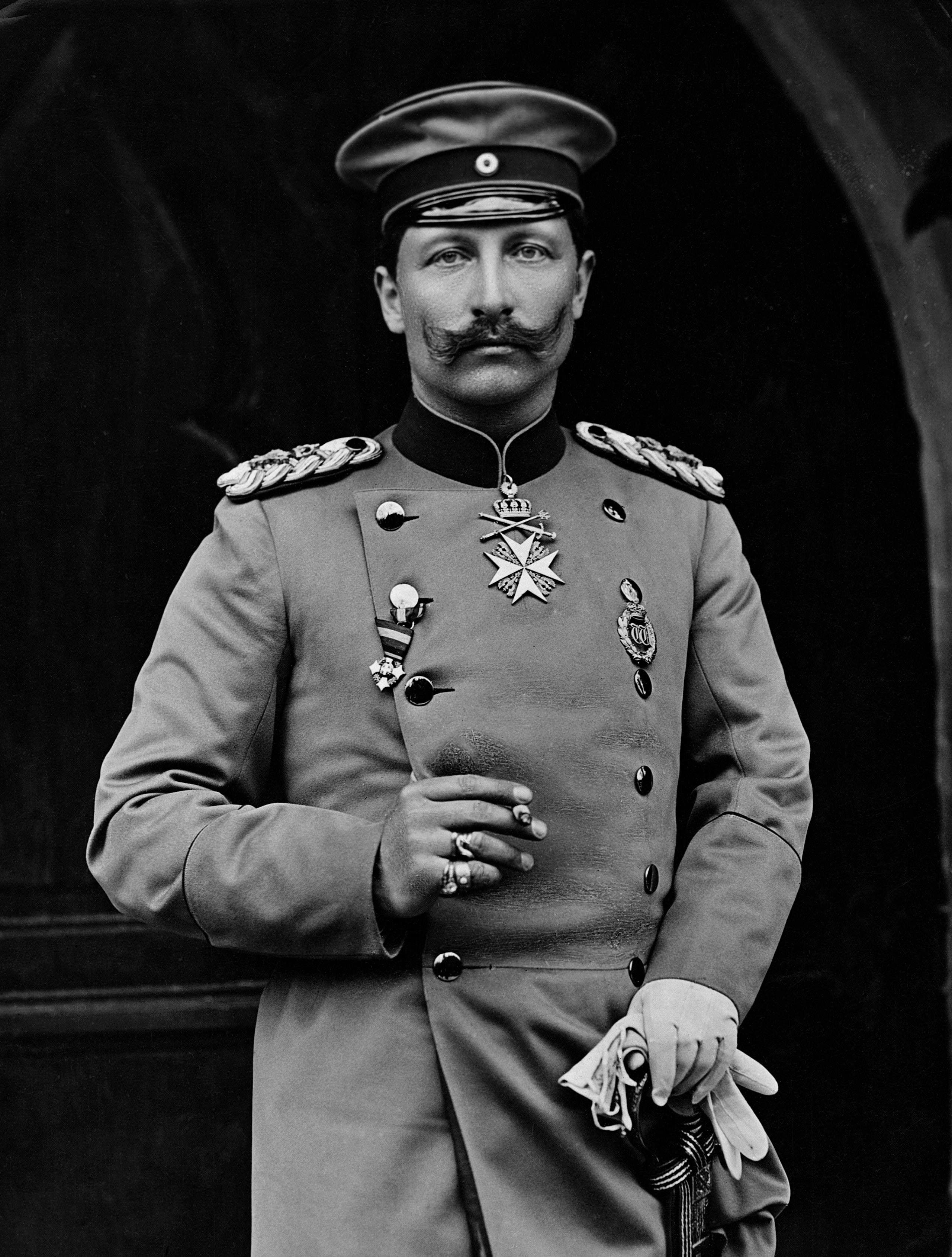 صورة للقيصر الألماني فيلهلم الثاني