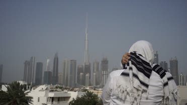 A shot from the Jewish Community of the UAE's video blessing the country. (Screengrab)