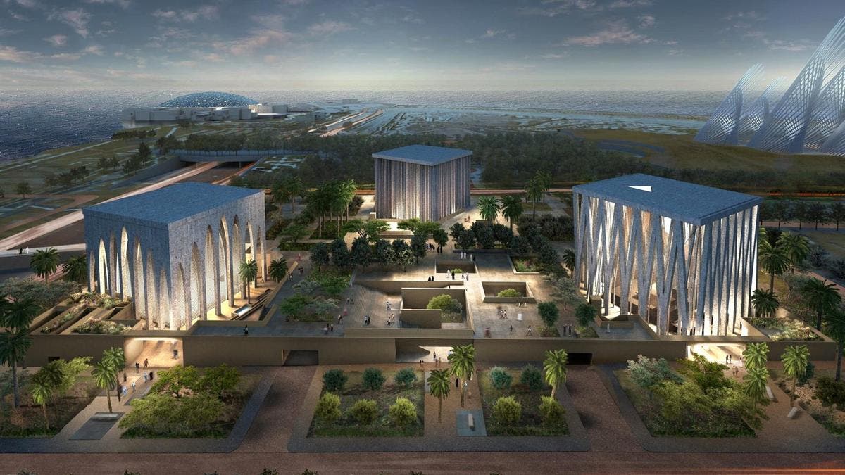 An artist's illustration of the Abrahamic Family House to be built in Abu Dhabi. (Courtesy: Edelman)