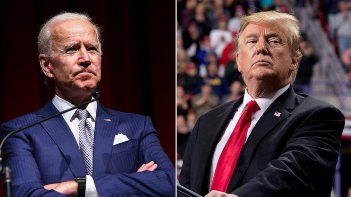 US President Donald Trump and Joe biden