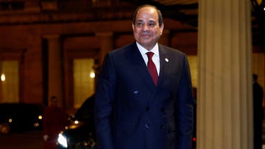 Egypt's President Abdel Fattah al-Sisi arrives at Buckingham Palace in London, Britain January 20, 2020. REUTERS/Henry Nicholls/Pool