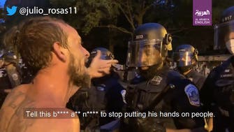 Watch: White protester singles out Black officer in DC protest, calls him the N-word
