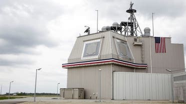 The deckhouse of the Aegis Ashore Missile Defense System (AAMDS) at Deveselu air base. (Reuters)