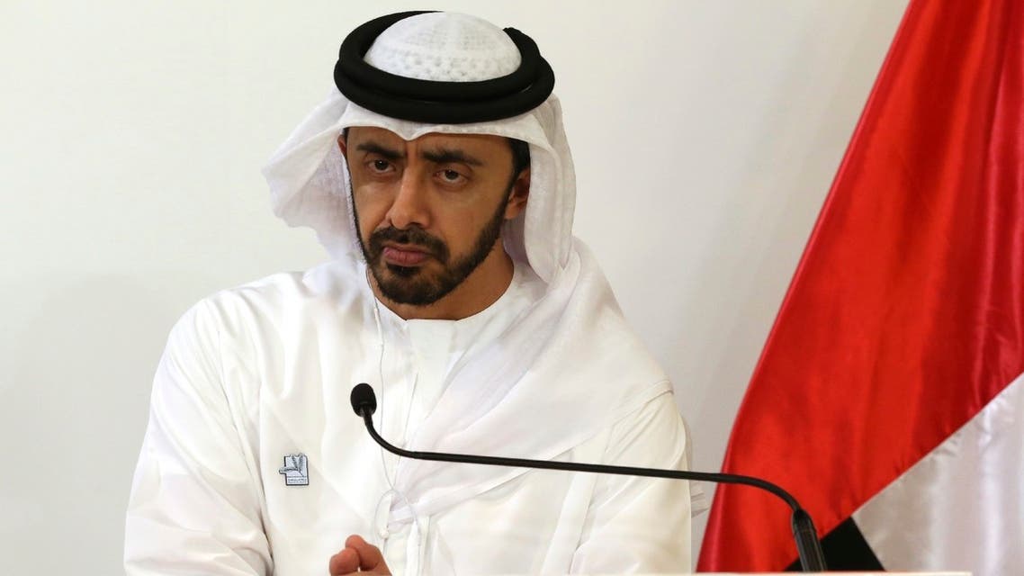 Foreign Minister of the United Arab Emirates, Sheikh Abdullah bin Zayed Al Nahyan. (File photo: AP)