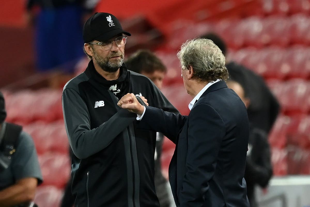 Liverpool coach Jurgen Klopp after Liverpool's most recent win, June 24, 2020. (AFP)