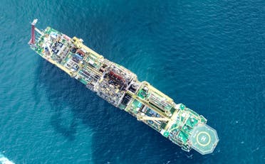 Turkey's drilling vessel Fatih sails through Bosphorus as she leaves for the Black Sea in Istanbul, Turkey May 29, 2020. (Reuters)
