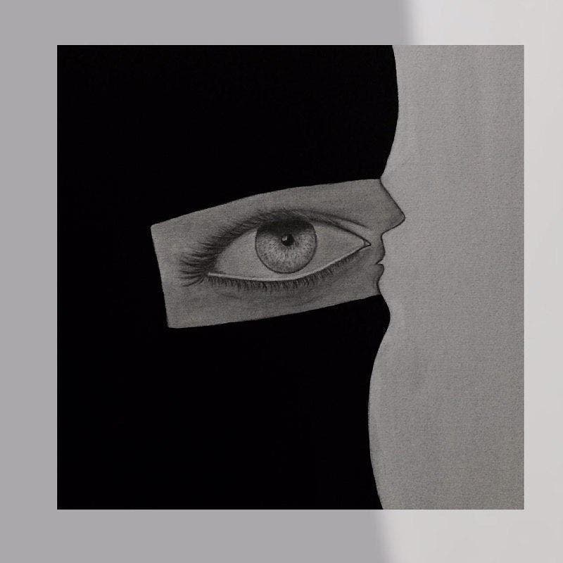 KSA:Blind Artist's work