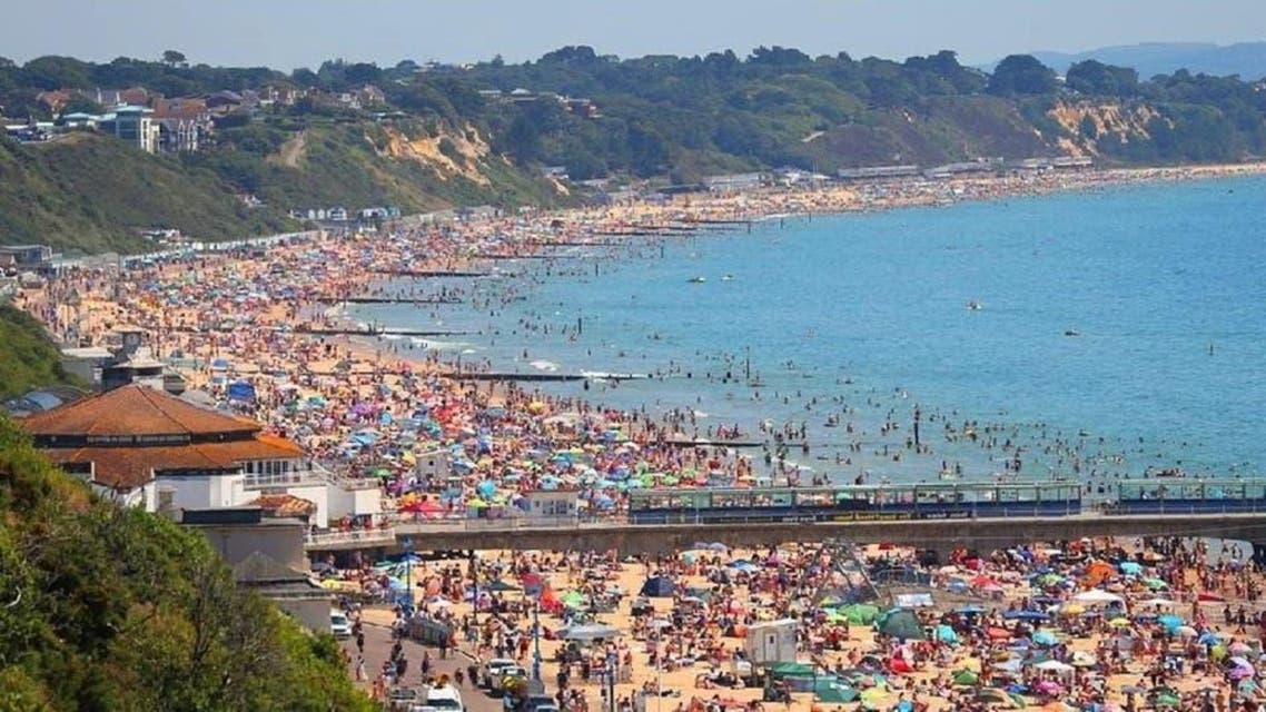 A popular beach town on England's southern coast has declared a 'major incident,' after crowds flocked to the beach and ignored public health advice