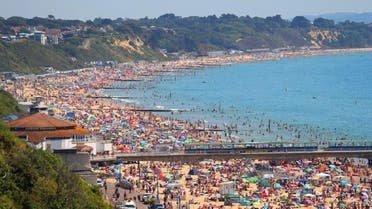 A popular beach town on England's southern coast has declared a 'major incident,' after crowds flocked to the beach and ignored public health advice 