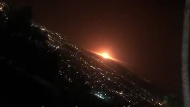 A “loud sound” was “clearly” heard in several parts of Tehran and a “big orange light” was seen in the sky. (Twitter/@Vahid)