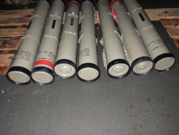 "Dehlavieh" anti-tank guided missiles seized on board the dhow.