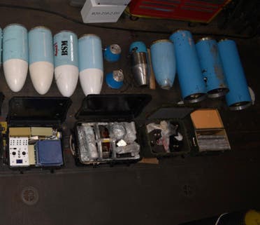 Parts of a drone found in the November 25 haul.