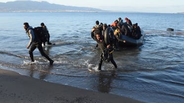 A file photo of migrants return to Turkish coastline after an unsuccessful attempt to reach the Greek island of Kos, in Bodrum, Turkey, March 2, 2020. (Reuters)